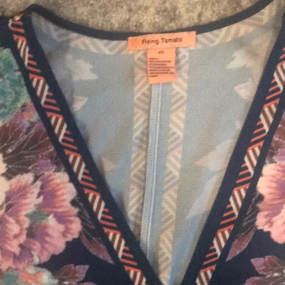 Flying Tomato Women’s Floral Blouse - Picture 2 of 6
